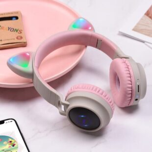 Hoco W27 5.0 JL 300MAH Battery Capacity Cat Ear Cute Design TF AUX Playback Wireless Headphones