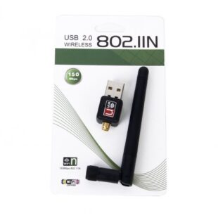 802.11N Wireless Mini WiFi Adapter Network LAN Card With Antenna USB 2.0 802.11n/g/b 150MBPS Electronics Circuitry & Parts