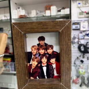 Wood Photo Frame Square Photo Frame for Fall Home Table