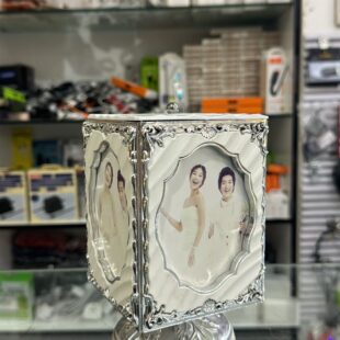 Music Box, Rotating 3R Photo Display Picture Frame Jewelry Storage Music Box Gift