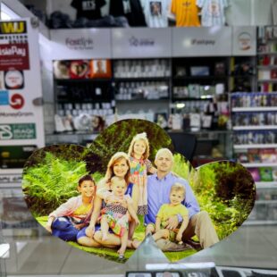 Sublimation Blank Double Heart MDF Photo Frames