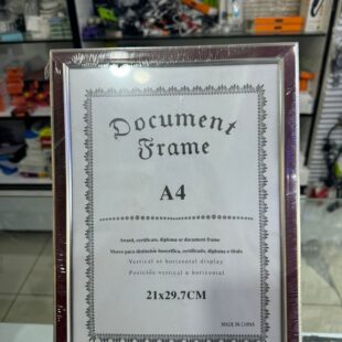 A4 Photo Frame Wall Picture Frame for Documents / Certificates 21 x 29.7 cm, Vintage Drawings
