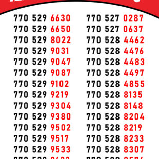 Golden Numbers NMS 1010
